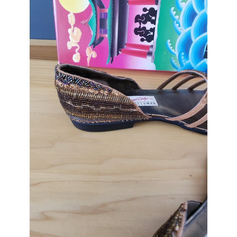 90s Frankie‎ and Baby Beaded Sandals - Picture 4 of 7